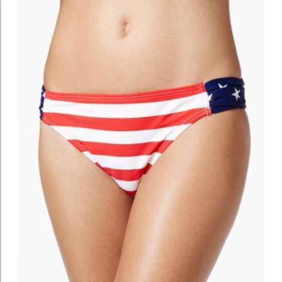4th of July Stars & Stripes Hipster Bikini Bottom - Picture 2 of 3